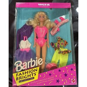 1992 Fashion Brights Barbie #1882 Toys R Us Limited Edition Doll New In Box